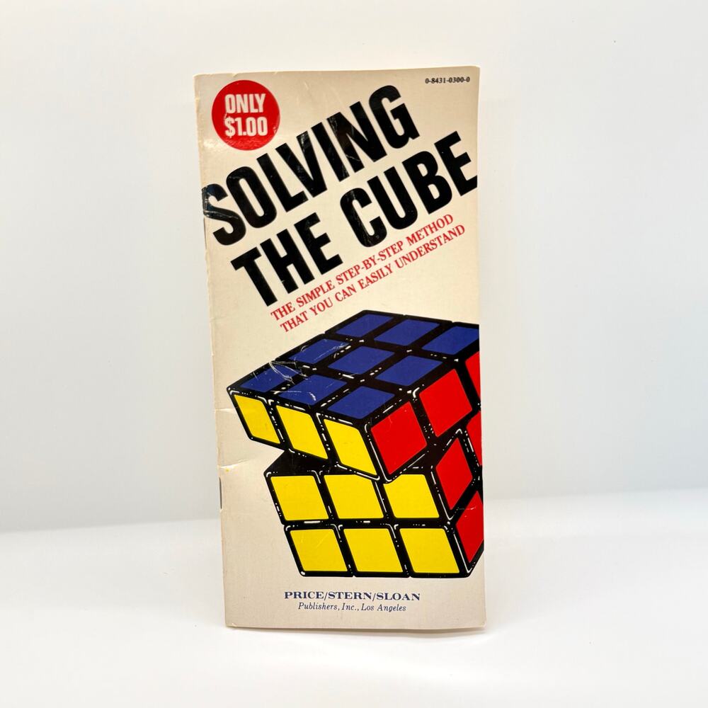 VTG Solving the Cube Rubik’s Guide 1982 Price Stern Sloan Puzzle Book C. Ostrop
